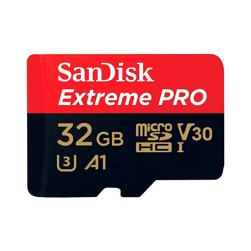 Cartão de Memória Micro SD SanDisk Extreme Pro V30 U3 32GB 4K - SDSQXCG-032G-GN6MA