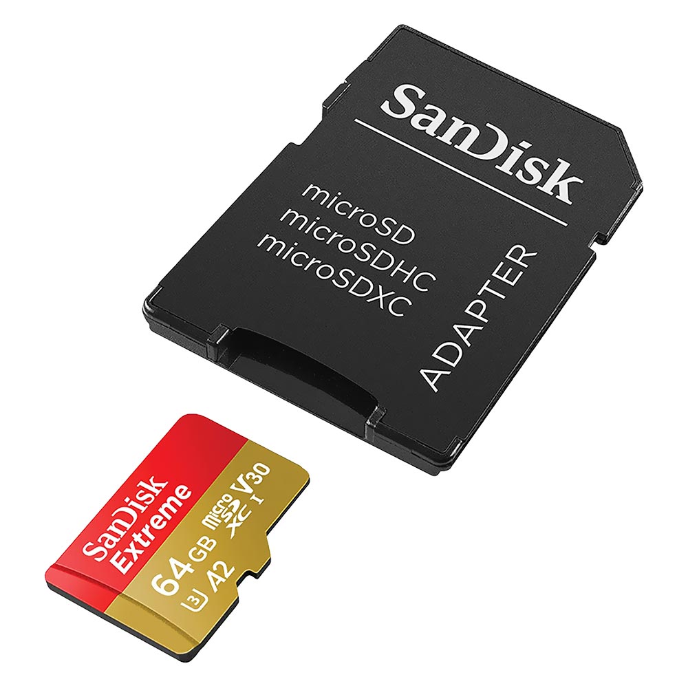 Cartão de Memória Micro SD SanDisk Extreme U3 64GB