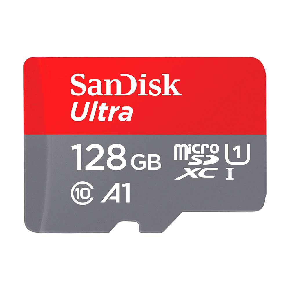 Cartão de Memória Micro SD SanDisk Ultra 128GB Classe 10 A1 U1 - SDSQUAB-128G-GN6MA