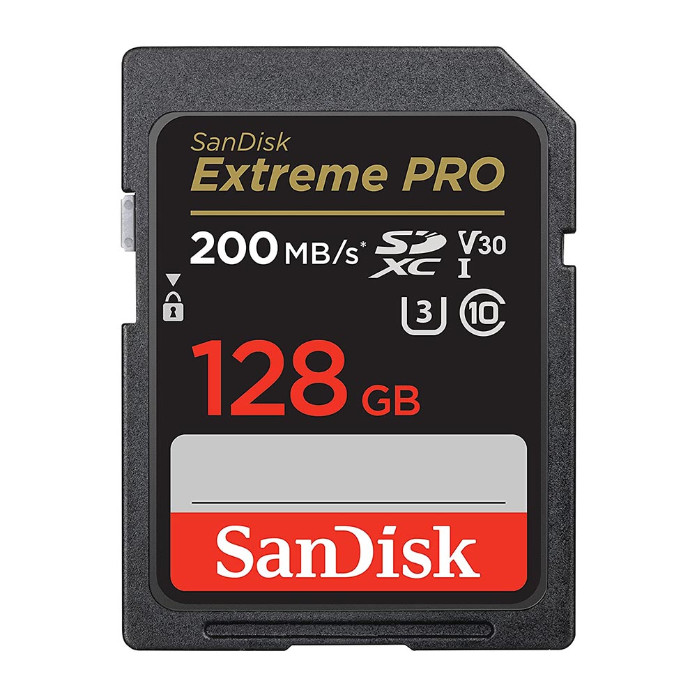 Cartão de Memória SD SanDisk Extreme Pro Class 128GB 4k