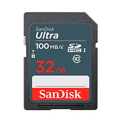 Cartão de Memória SD SanDisk Ultra 32GB Classe 10