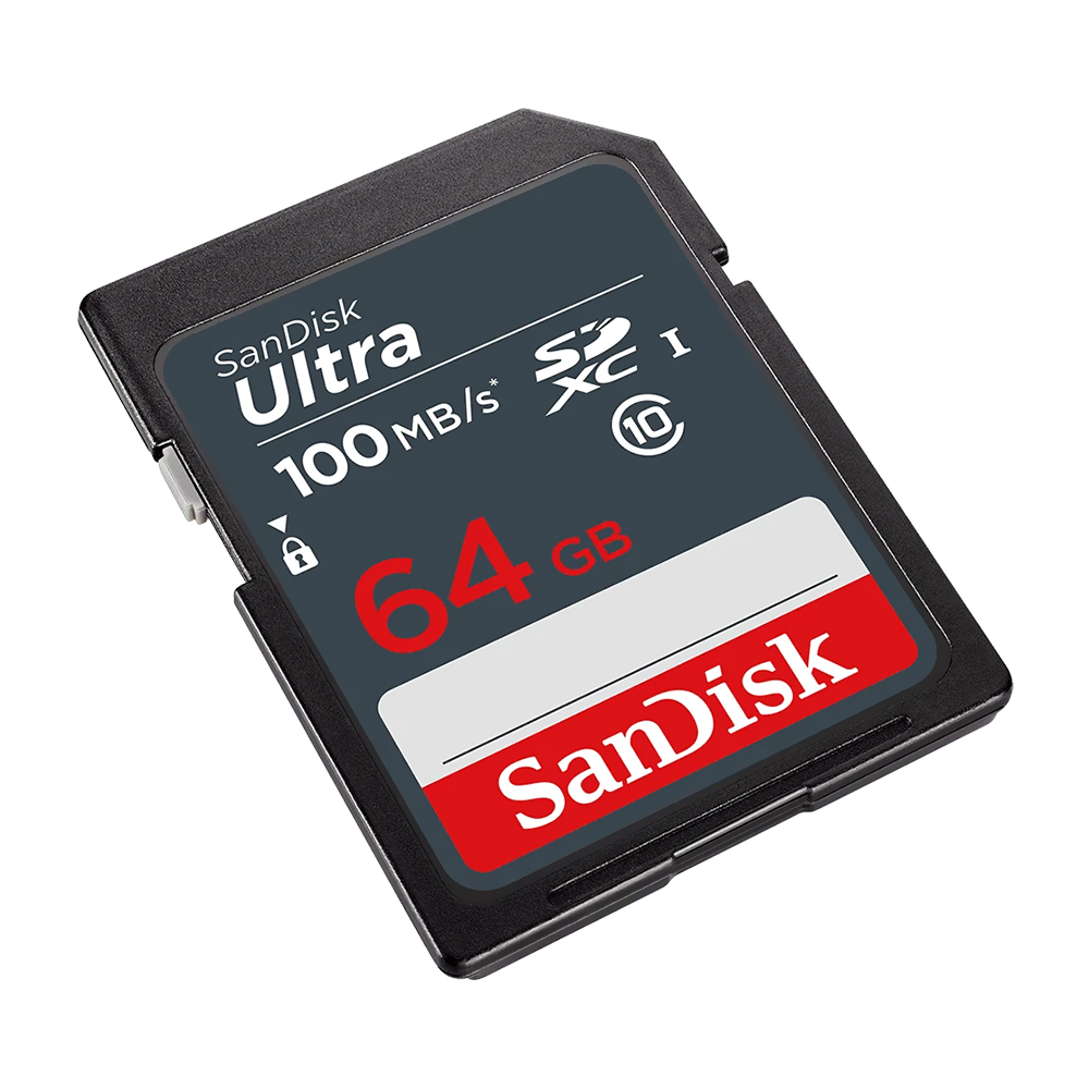 Cartão de Memória SD SanDisk Ultra 64GB Classe 10 - SDSDUNR-064G-GN3IN