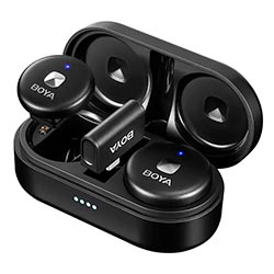 Microfone Boya Omic-U Wireless / USB-C - Preto