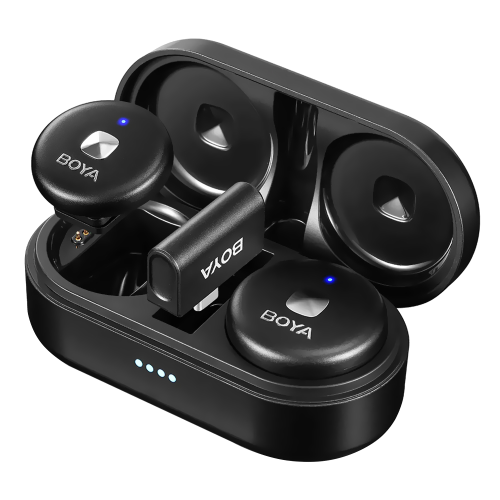 Microfone Boya Omic-U Wireless / USB-C - Preto