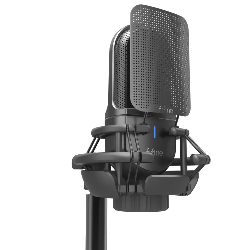Microfone Fifine K726 Recording Condenser Cardiod XLR - Preto