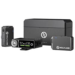 Microfone Hollyland Lark Max Duo Lavalier / Wireless - Preto (Kit)