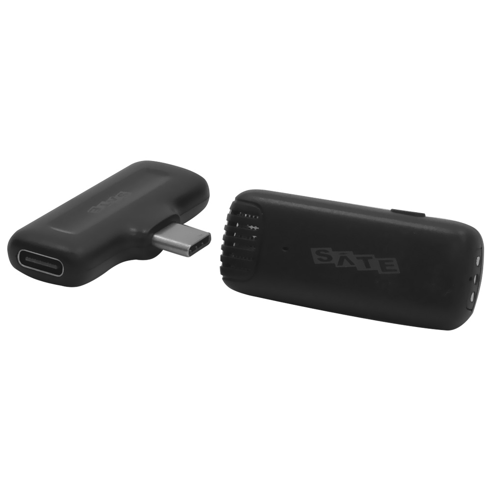 Microfone Satellite A-MK141 para Smartphone Wireless / USB-C - Preto