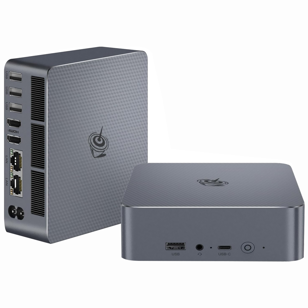 Mini PC Beelink EQI12 Intel Core i3 1220P de 1.5GHz / 24GB de RAM / 500GB SSD - Cinza