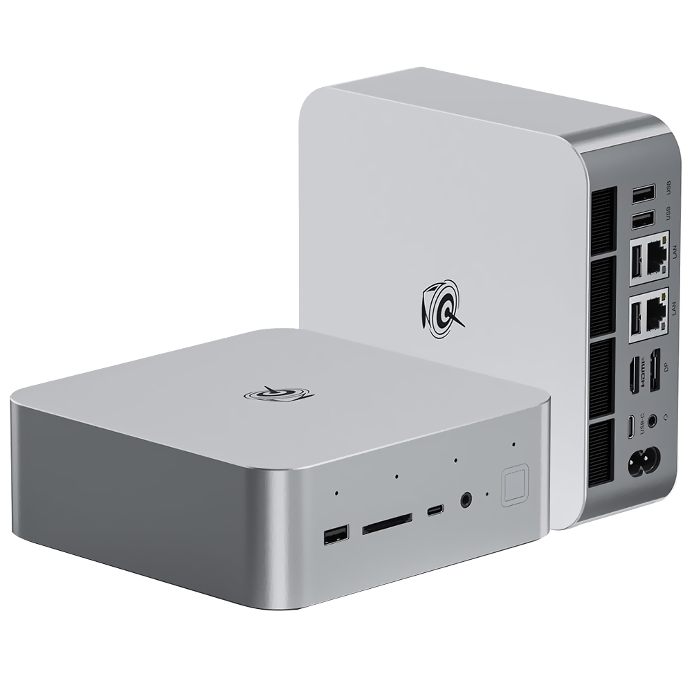 Mini PC Beelink GTI13 Intel Core i9 13900HK de 2.6GHz / 96GB de RAM / 2TB SSD - Space Cinza
