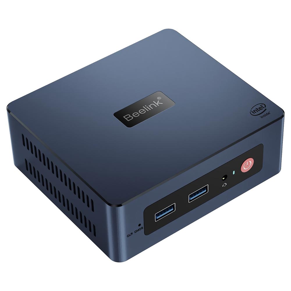 Mini PC Beelink Mini S Intel Celeron N5095 de 2.0GHz / 8GB de RAM / 128GB SSD - Azul