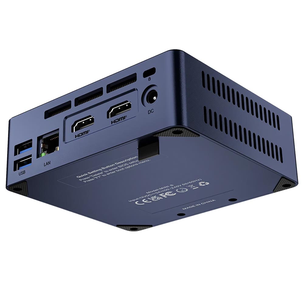 Mini PC Beelink Mini S12 Pro Alder Lake Intel N100 de 0.8GHz / 16GB de RAM  / 500GB SSD - Azul no Paraguai - Visão Vip Informática - Compras no  Paraguai - Loja de Informática