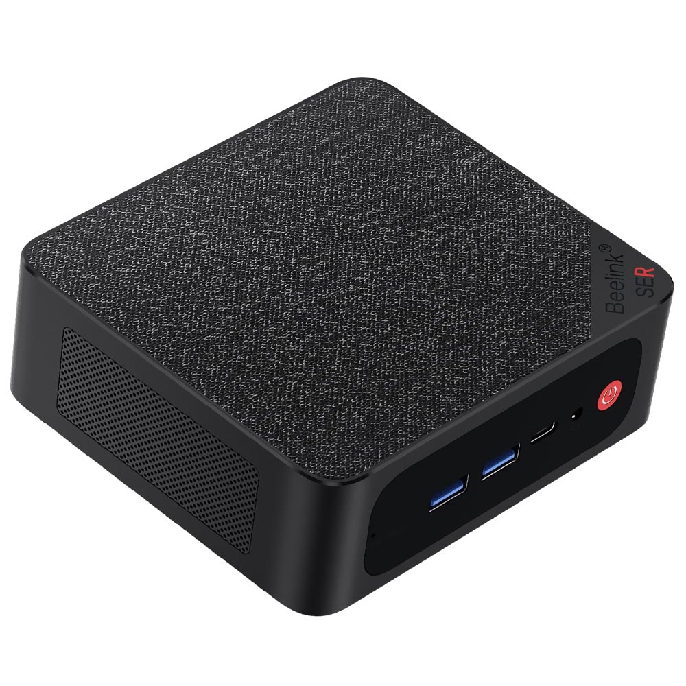 Mini PC Beelink SER5 Pro AMD Ryzen 7 5800H de 3.2GHz / 16GB de RAM / 1TB SSD - Obsidian Preto