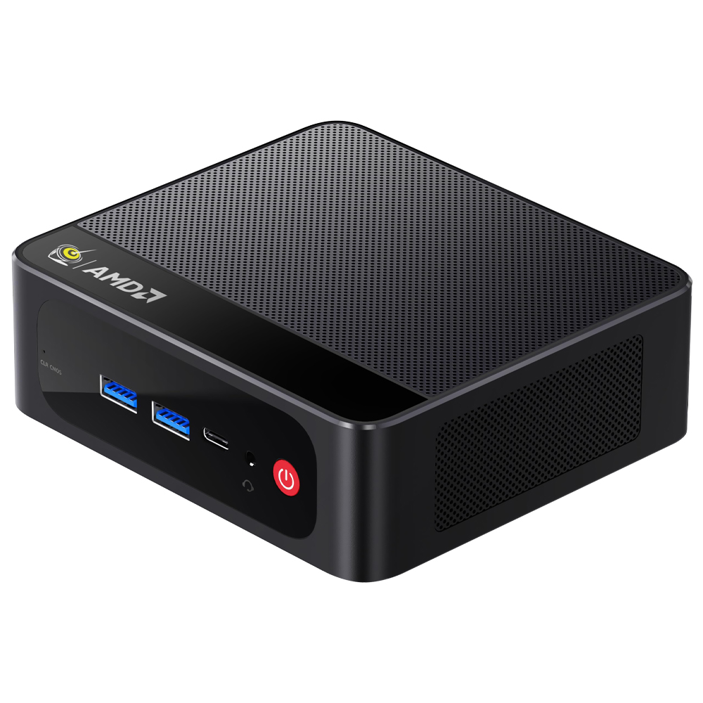 Mini PC Beelink SER5 Pro AMD Ryzen 7 5800H de 3.2GHz / 16GB de RAM / 500GB SSD - Obsidian Preto