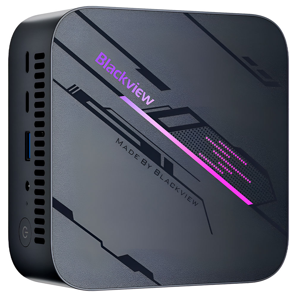 Mini PC Blackview MP100 AMD Ryzen 7 5825U de 2.0GHz / 32GB de RAM / 1TB SSD - Cinza