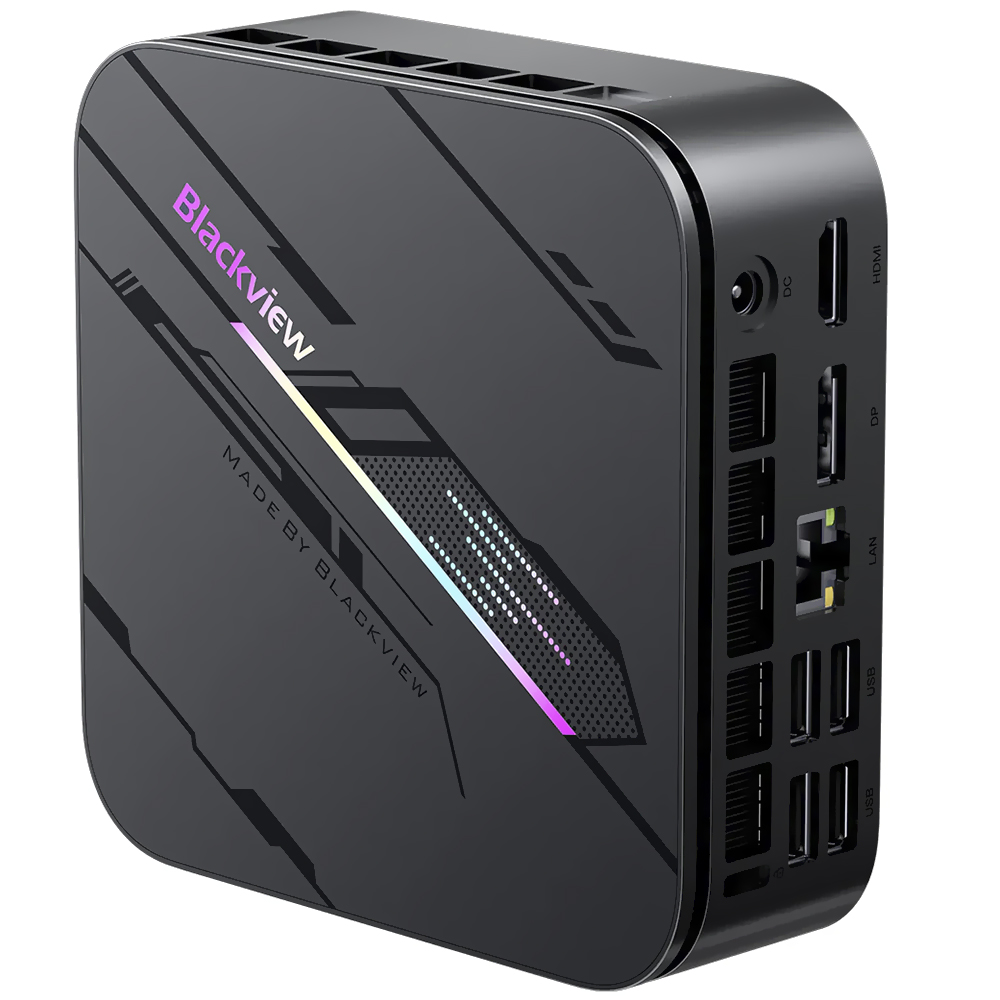 Mini PC Blackview MP100 Pro Intel Core i9 12900HK de 2.5GHz / 16GB de RAM / 1TB SSD / Win11Pro - Cinza
