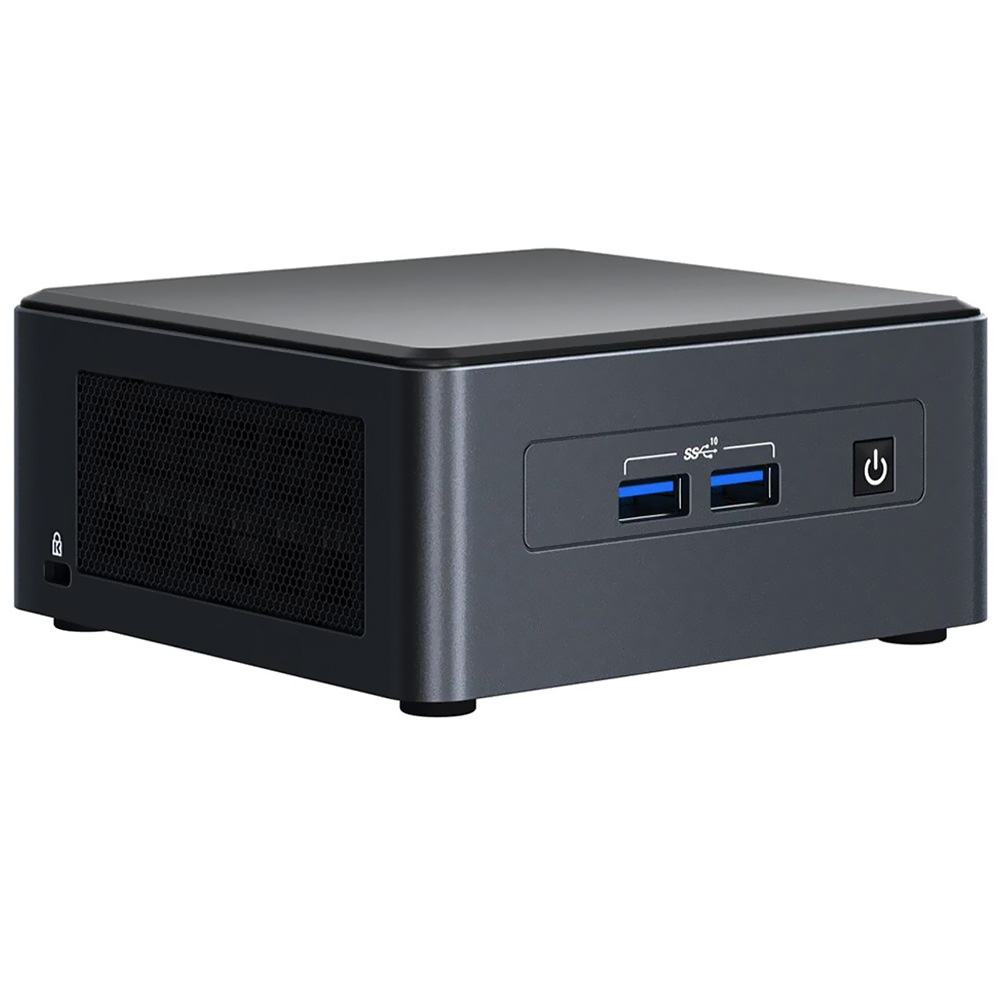 Mini PC Intel Nuc NUC11TNHI50001 Intel Core i5 1135G7 de 2.4GHz - Cinza / Preto (Memória e HD não inclusos)