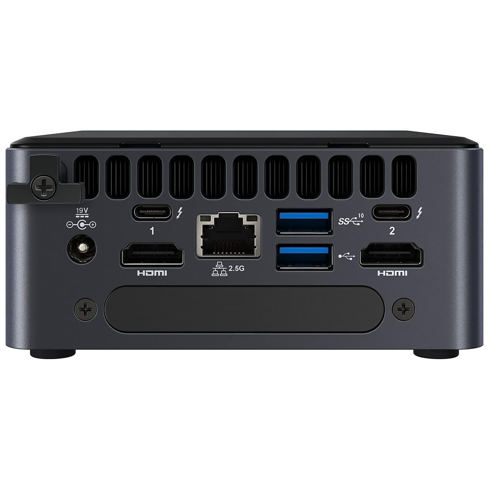 Mini PC Intel Nuc NUC11TNHI50001 Intel Core i5 1135G7 de 2.4GHz - Cinza / Preto (Memória e HD não inclusos)