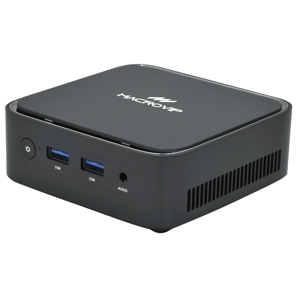 Mini PC Macrovip nanoBOX C1 Intel N100 / 8GB de RAM / 512GB SSD / Win11Pro - Preto