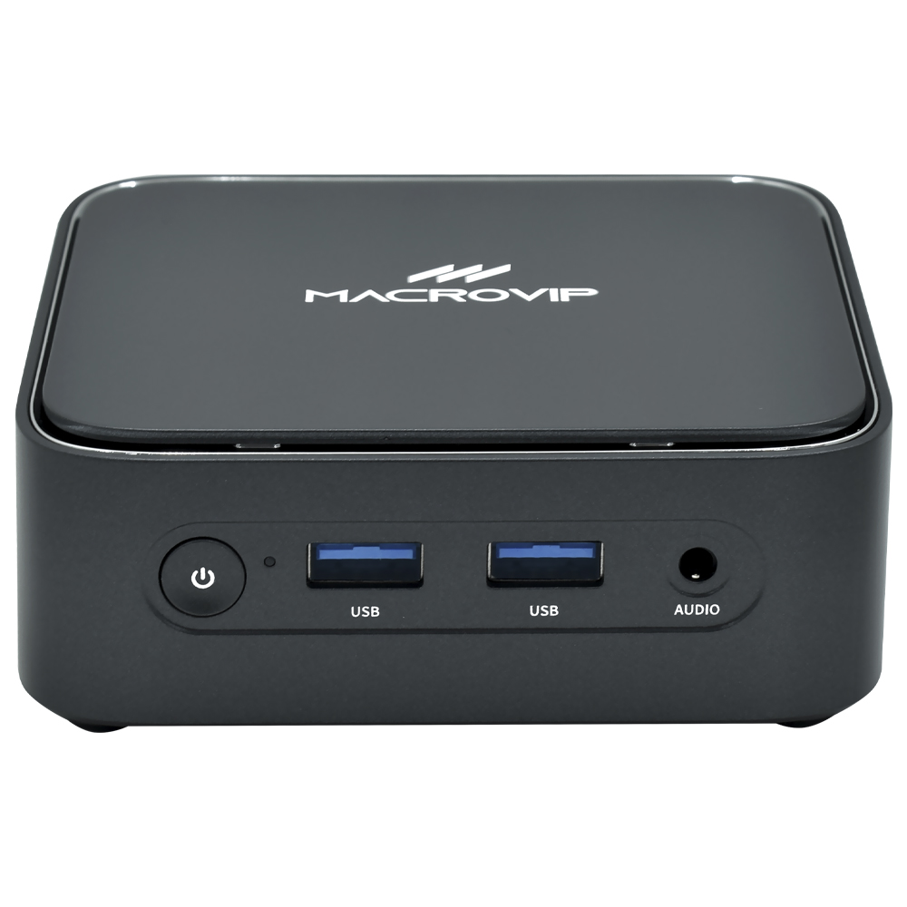 Mini PC Macrovip nanoBOX C1 Intel N100 / 8GB de RAM / 512GB SSD / Win11Pro - Preto