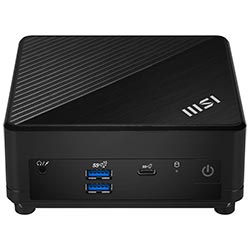 MINI PC MSI CUBI N ADL-020BUS CELERON N100 0.8GHZ HDMI/DP/USB3.2/LAN/TYPE-C/BT/WIFI PRETO (SEM MEMORIA E SEM HD)