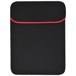 Capa para Notebook Microfins 14.1" - Preto / Vermelho