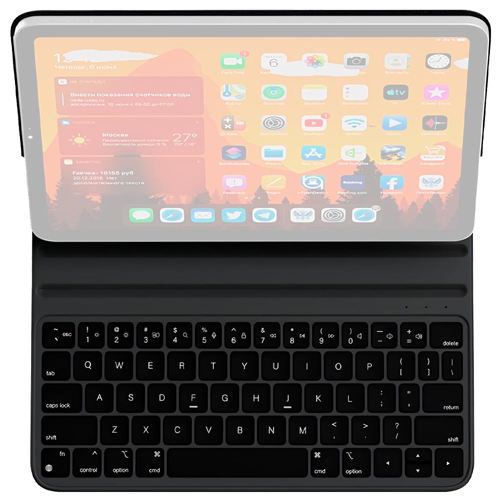 Capa para Tablet Wiwu F15 Ultra-Thin Keyboard Case Com Teclado 10.9" - Preto