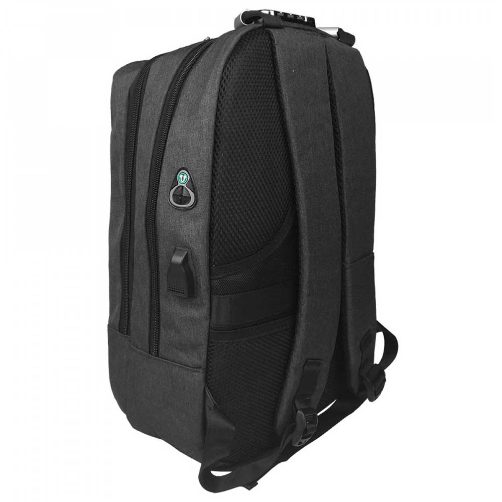 Mochila Anti-Roubo para Notebook Kolke KVM-338 15.6" - Cinza Escuro