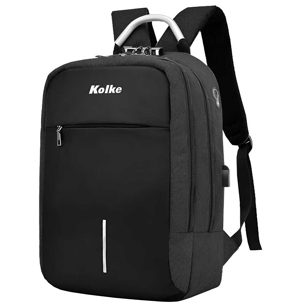 Mochila Anti-Roubo para Notebook Kolke KVM-338 15.6" - Cinza Escuro