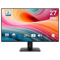 MONIT. LCD 27" MSI PRO MP275 E2 FHD IPS 120HZ 1MS/DP/HDMI/VGA/AUDIO PRETO