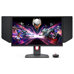 MONIT. LED 24.5" BENQ XL2566K E-SPORTS GAMING FHD 360HZ DP/HDMI BIVOLT CINZA