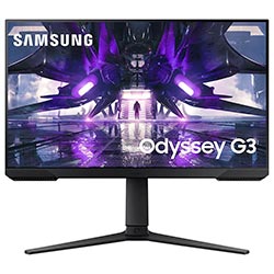 MONIT. LED 24" SAMSUNG LS24DG300ENXZA ODYSSEY G3 GAMING FHD 180Hz 1MS/FREESYNC/DP/HDMI/AUDIO PRETO