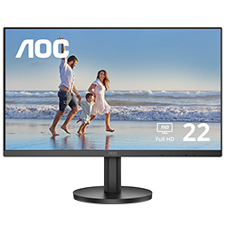 Monitor AOC 22B3HM 21.5" Full HD 75Hz / 4Ms - Preto