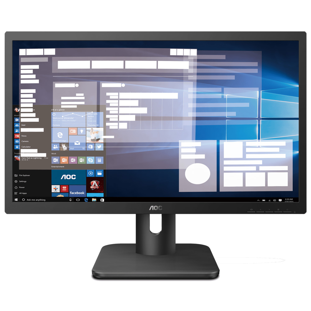 Monitor AOC 22E1H 21.5" Full HD 100Hz / 2Ms - Preto