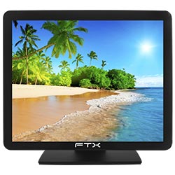 Monitor FTX MT15V1 Capacitive Touch Screen 15" LED / 5Ms - Preto