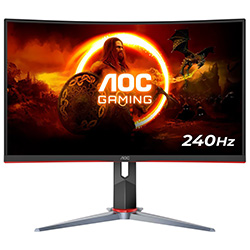 Monitor Gamer AOC C27G2Z 27" Full HD Curvo 240Hz / 0.5Ms - Preto