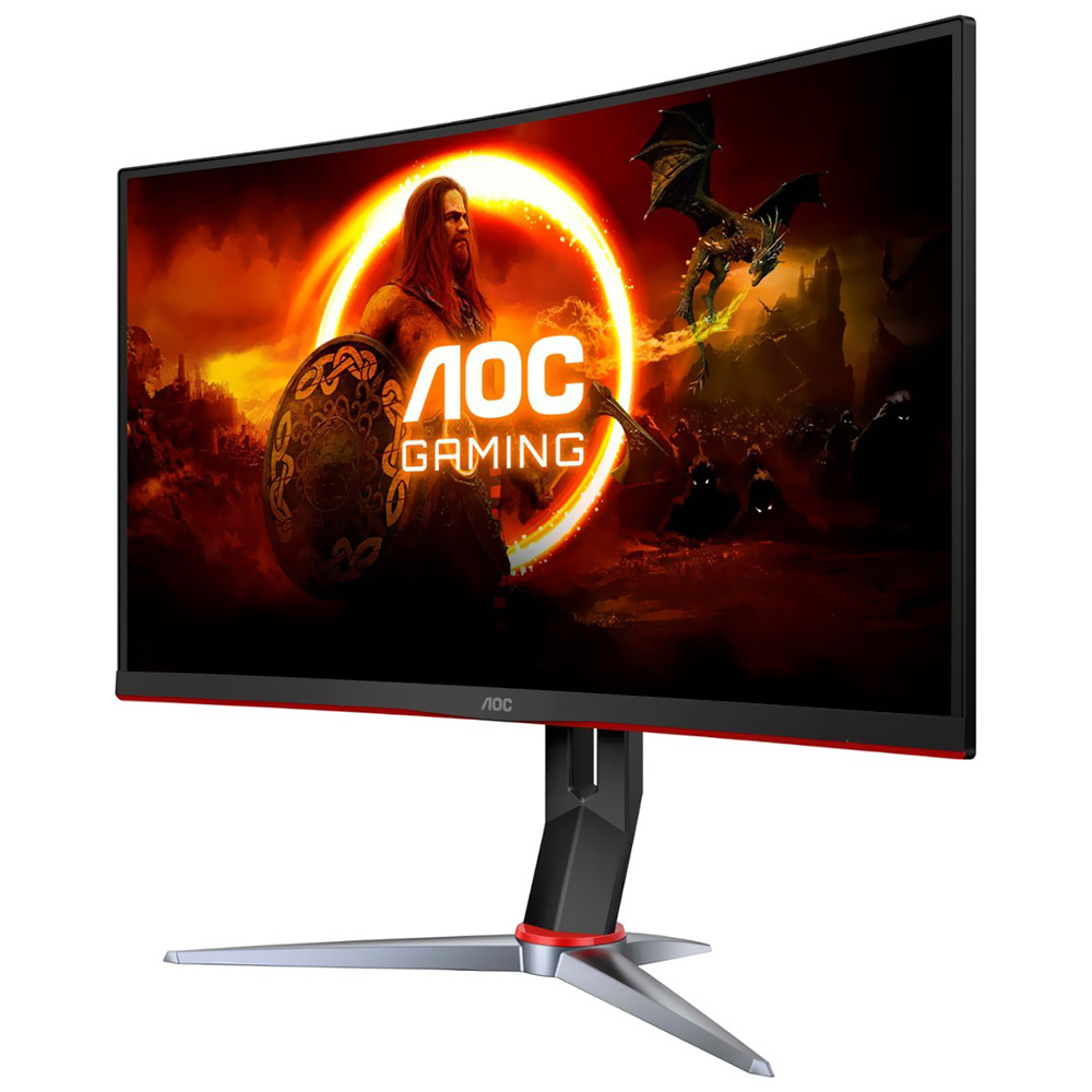 Monitor Gamer AOC C32G2 32" Full HD Curvo 165Hz / 1Ms - Preto