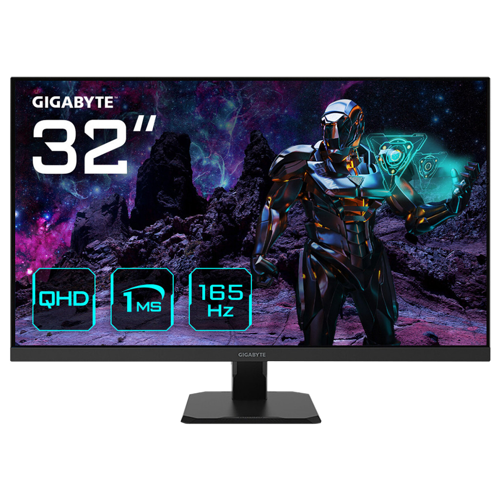 Monitor Gamer Gigabyte GS32Q 32" QHD LCD 165Hz / 1Ms - Preto