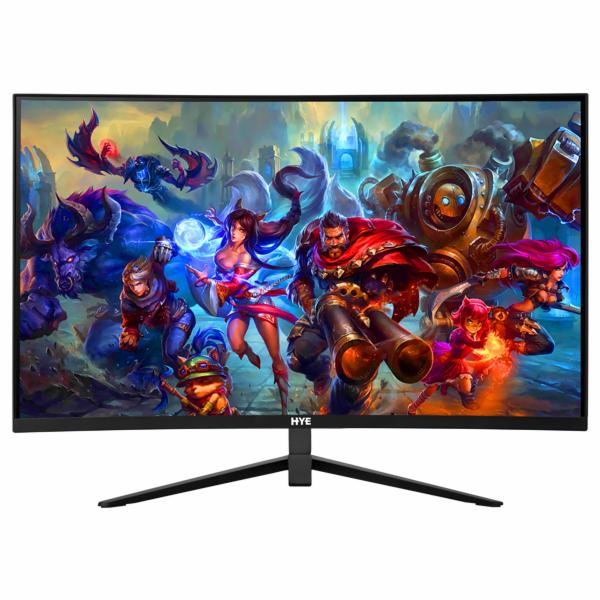 Monitor Gamer HYE HY24WCGB 23.8" Full HD LED Curvo 165Hz / 1MS - Preto