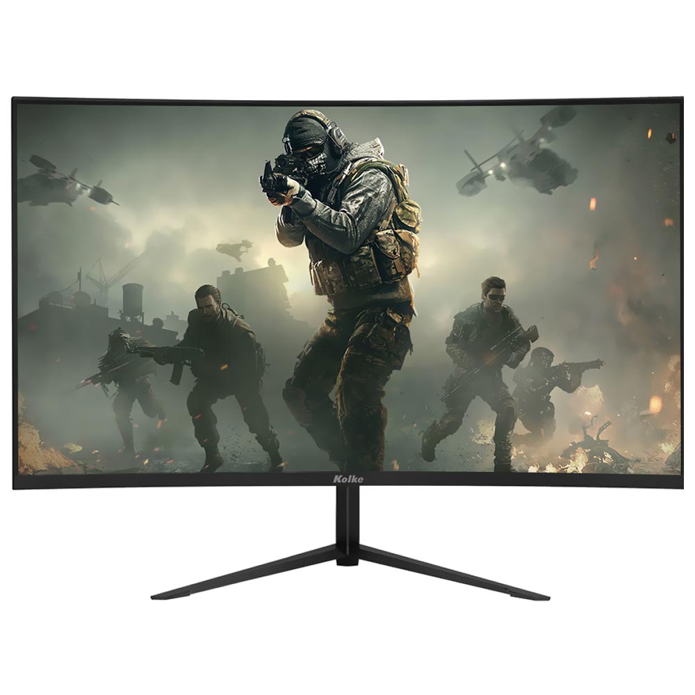 Monitor Gamer Kolke KES-630 31.5" Full HD Curvo 165Hz / 1Ms - Preto