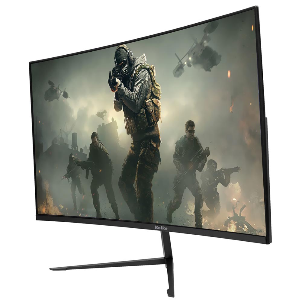 Monitor Gamer Kolke KES-630 31.5" Full HD Curvo 165Hz / 1Ms - Preto