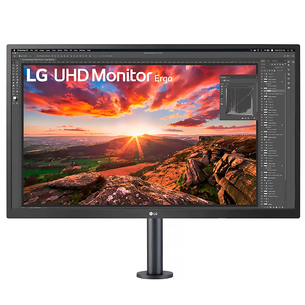 Monitor Gamer LG 27UK580-B Ergo 27" UHD LED 60Hz / 5Ms - Preto