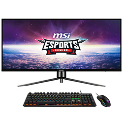 Monitor Gamer MSI Esports MAG401QR 40" UWQHD LED 155Hz / 1Ms - Preto + Kit GK300
