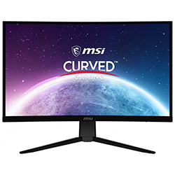 Monitor Gamer MSI G2422C 23.6" Full HD LED Curvo 180Hz / 1Ms - Preto + Mouse