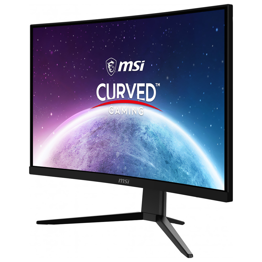 Monitor Gamer MSI G2422C 23.6" Full HD LED Curvo 180Hz / 1Ms - Preto + Mouse