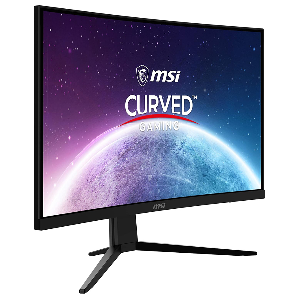 Monitor Gamer MSI G2422C 23.6" Full HD LED Curvo 180Hz / 1Ms - Preto + Mouse