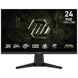 Monitor Gamer MSI Mag 245F X24 3BC8 23.8" Full HD Rapid IPS 240Hz / 0.5Ms - Preto