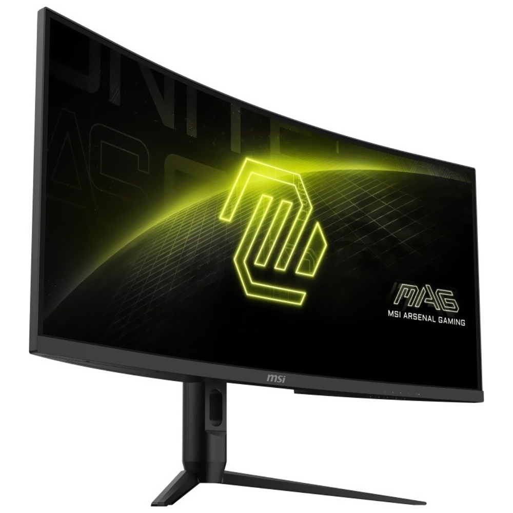 Monitor Gamer MSI Mag 342CQR E2 34" UWQHD Curvo 180Hz / 1Ms - Preto