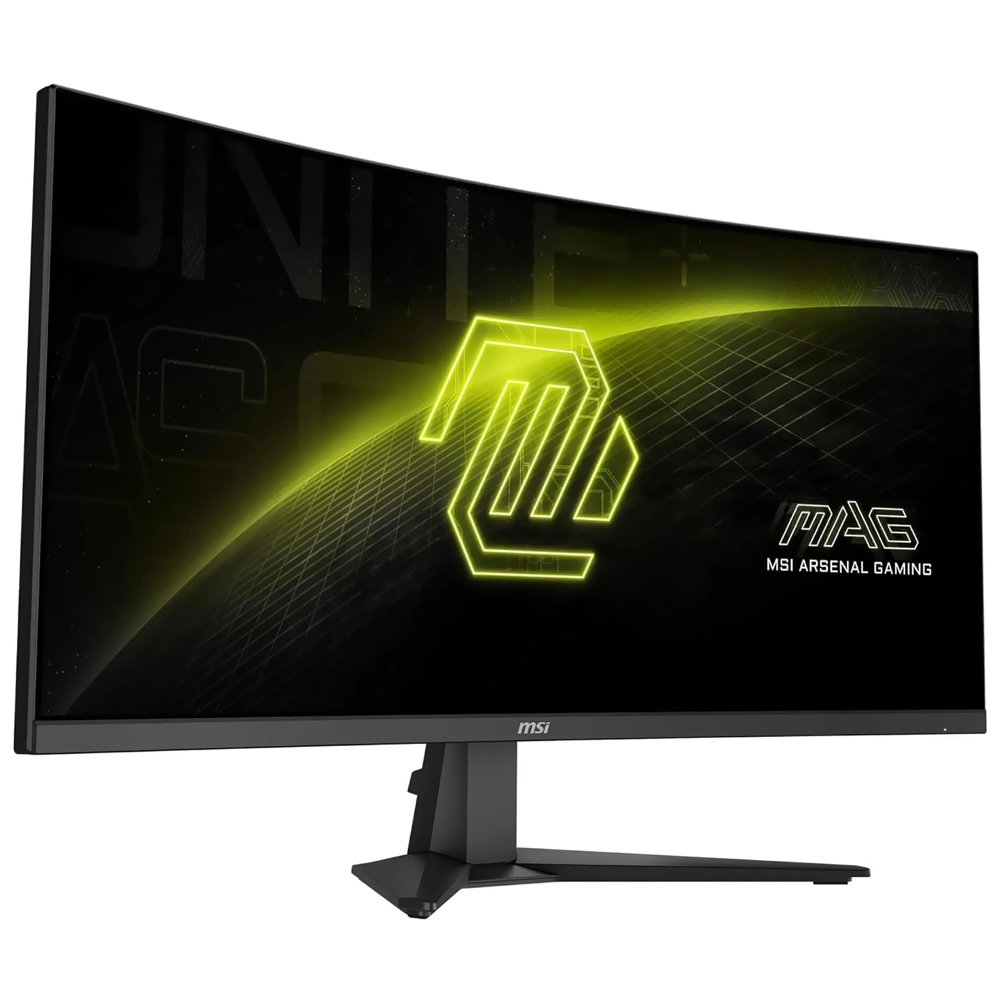 Monitor Gamer MSI Mag 346CQ 34" UWQHD Curvo VA 180Hz / 1Ms - Preto
