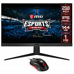 Monitor Gamer MSI Optix G241 Esports 23.8” Full HD LED 144Hz / 1MS - Preto