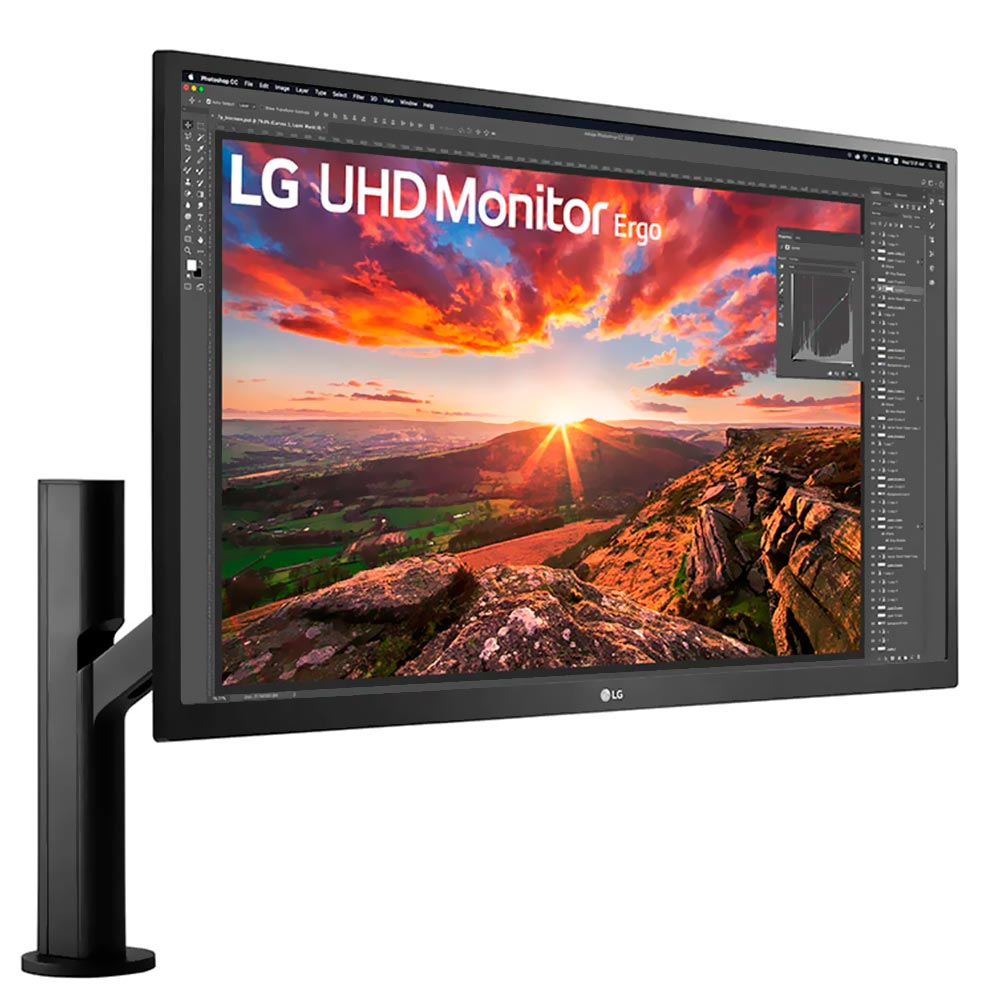 Monitor LG 27UK580-B Ergo 27" UHD LED 60Hz / 5Ms - Preto